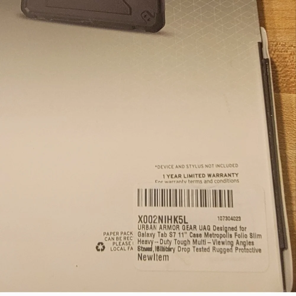Samsung Galaxy Tab S7 Black Impact Case